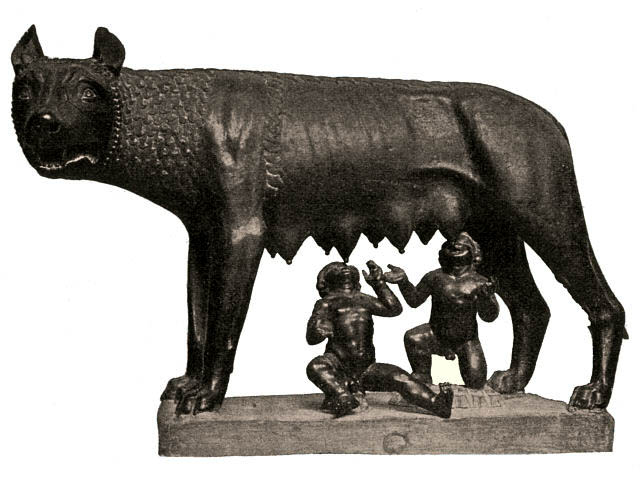 Fil:She-wolf suckles Romulus and Remus.jpg